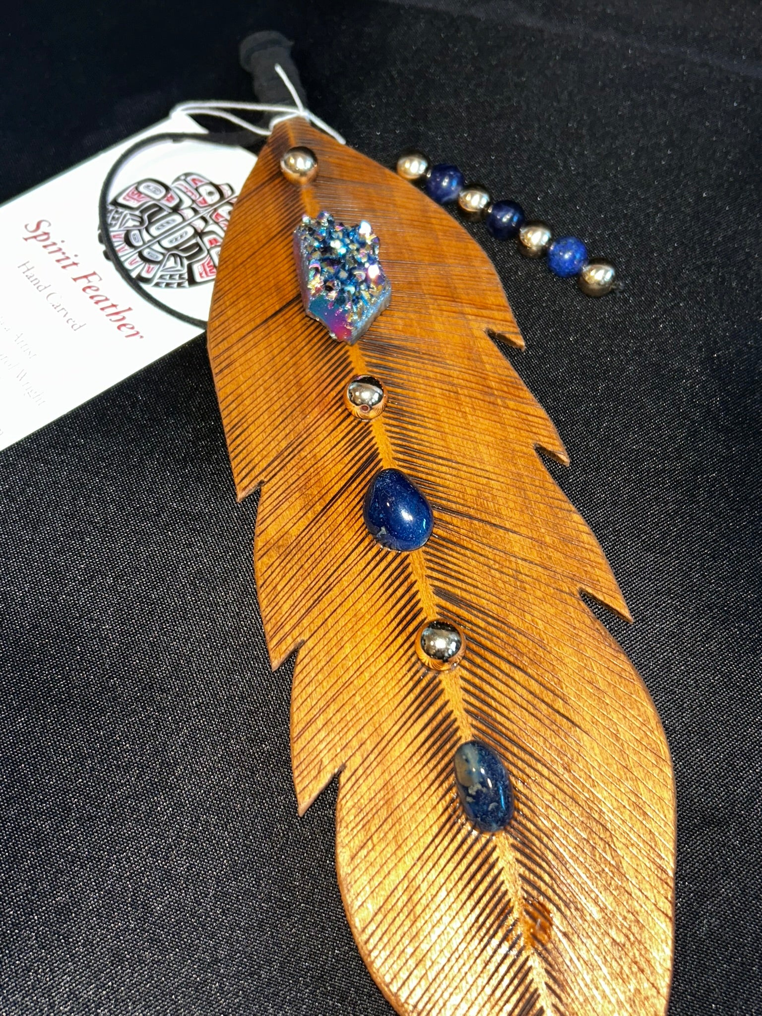 Moissanite Spirit Feather