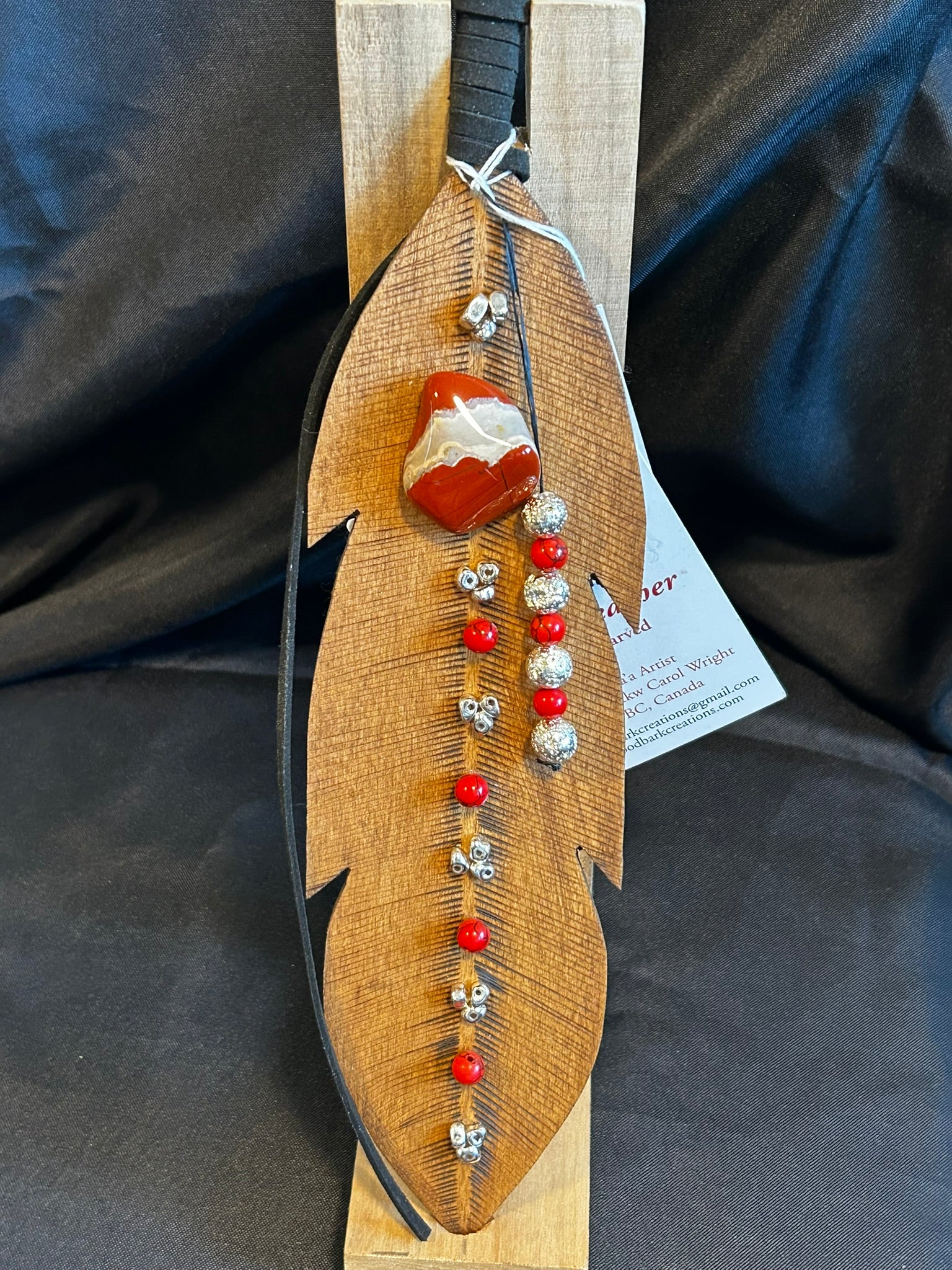 Red Jasper Spirit Feather