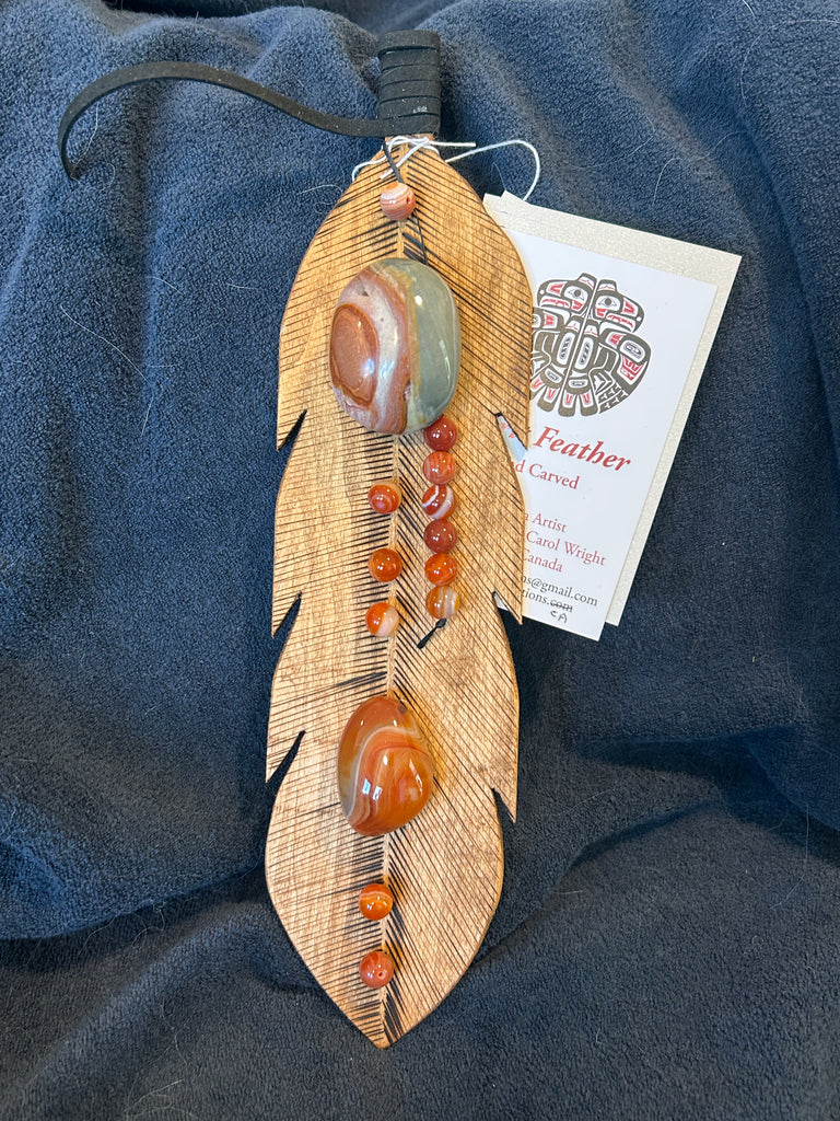 Spirit Feather - Polychrome Jasper