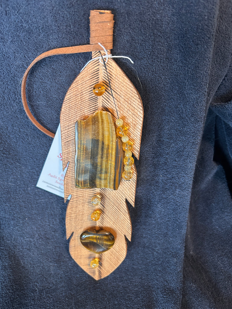 Spirit Feather - Tiger's Eye