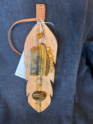 Spirit Feather - Tiger's Eye