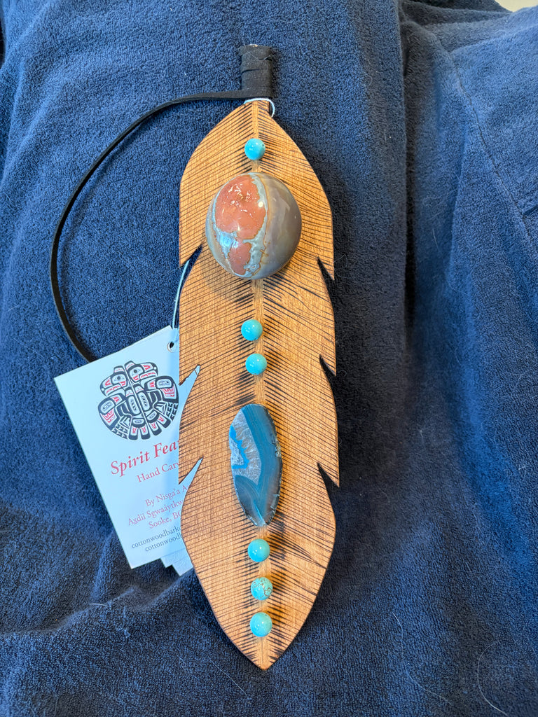 Spirit Feather - Polychrome Jasper