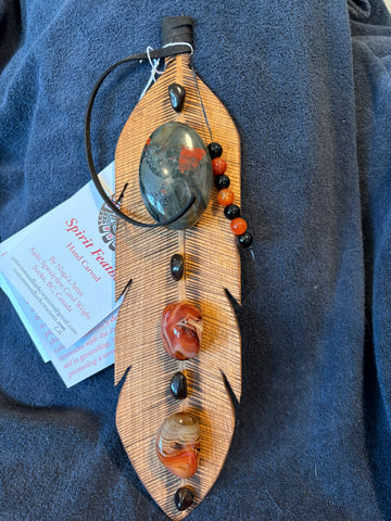 Spirit Feather - Bloodstone