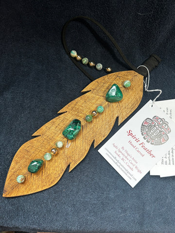 Spirit Feather - Malachite